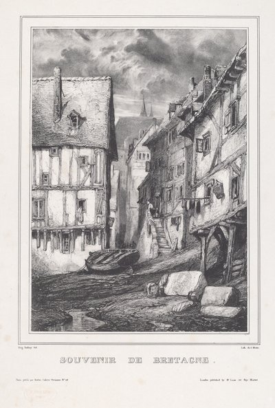 Souvenir de Bretagne da Eugene Isabey