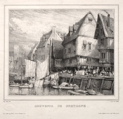 Souvenirs: Ricordo della Bretagna da Eugene Isabey