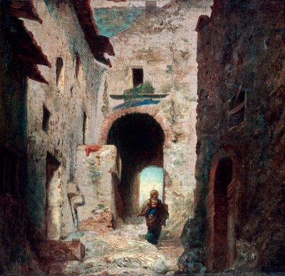 La Porta Moresca, 1835 da Eugene Isabey
