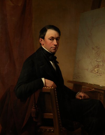 Autoritratto da Eugene Joseph Verboeckhoven
