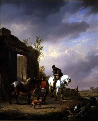 Il riposo dei viaggiatori da Eugene Joseph Verboeckhoven