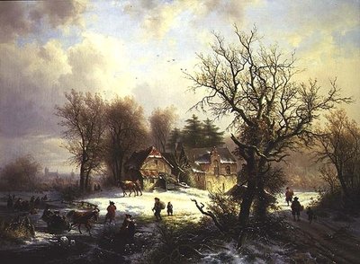 Paesaggio invernale da Eugene Joseph Verboeckhoven