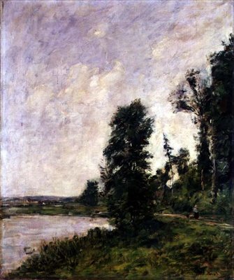 Lungo la Touques da Eugene Louis Boudin