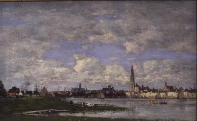 Anversa dalla punta delle Fiandre da Eugene Louis Boudin