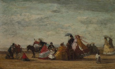 Scena di spiaggia, c. 1865-1867 da Eugene Louis Boudin