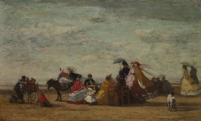 Scena di Spiaggia, c. 1865-1867 da Eugene Louis Boudin