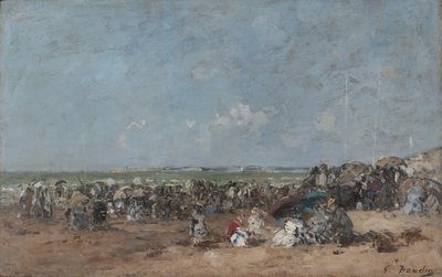 Scena di spiaggia a Trouville da Eugene Louis Boudin