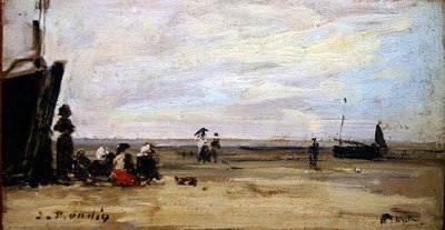 Scena di spiaggia da Eugene Louis Boudin