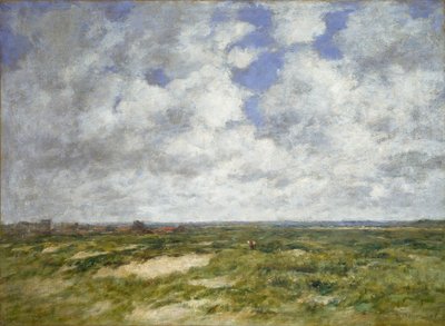 Berck, paesaggio nuvoloso da Eugene Louis Boudin