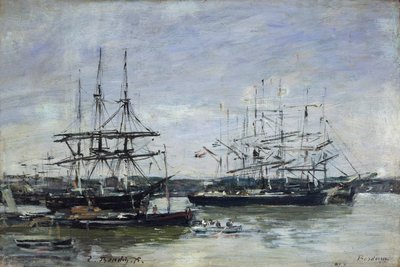 Bordeaux, 1875 da Eugene Louis Boudin