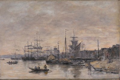 Bordeaux, il porto da Eugene Louis Boudin