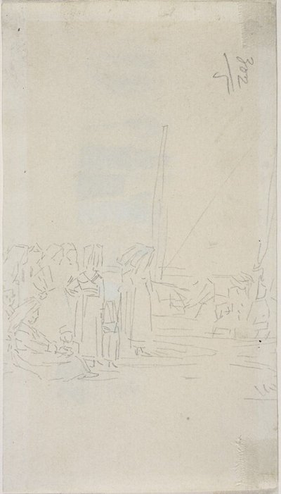 Donne bretoni sulla spiaggia da Eugene Louis Boudin