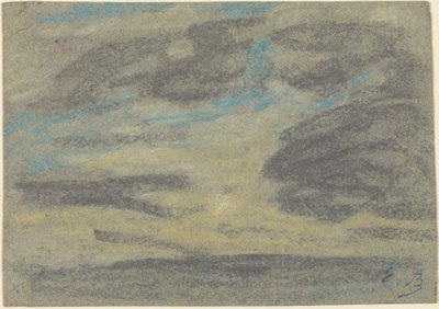 Nuvole sul Mare da Eugene Louis Boudin
