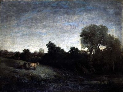 Mucche in un prato, c.1854 da Eugene Louis Boudin