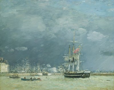 Sera, Le Havre, 1866 da Eugene Louis Boudin