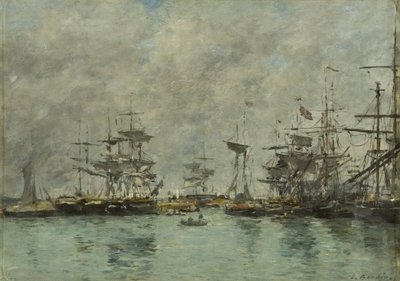 Scena di porto da Eugene Louis Boudin
