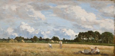 Fienagione (Le Foins), c.1870-90 da Eugene Louis Boudin