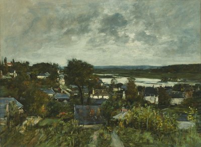 La Touques vicino a Deauville da Eugene Louis Boudin