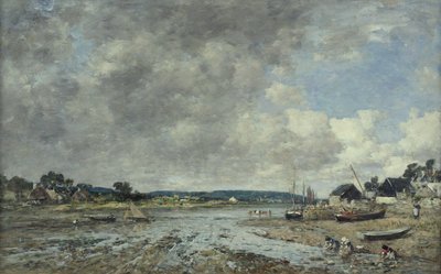 Paesaggio con lavandaie da Eugene Louis Boudin