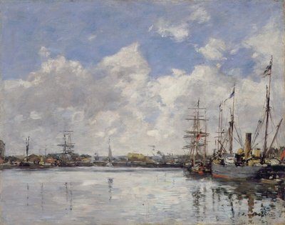 Le Havre, il porto, 1884 da Eugene Louis Boudin