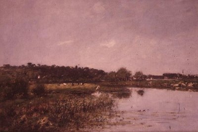 Sulle rive della Touques da Eugene Louis Boudin
