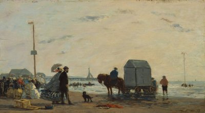 Sulla spiaggia di Trouville, 1863 da Eugene Louis Boudin