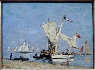 Barche a vela da Eugene Louis Boudin