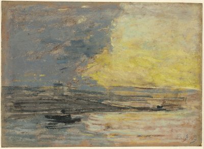 Litorale, Porto di Honfleur da Eugene Louis Boudin