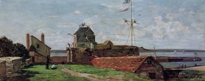 La Torre di Francesco I a Le Havre, 1852 da Eugene Louis Boudin
