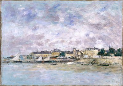 Il porto, Trouville, 1886 da Eugene Louis Boudin