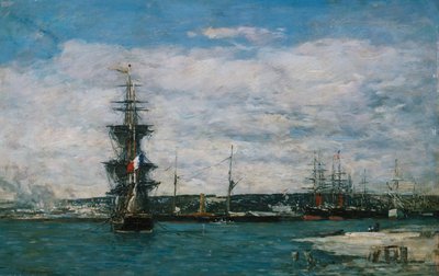 Il porto di Havre da Eugene Louis Boudin