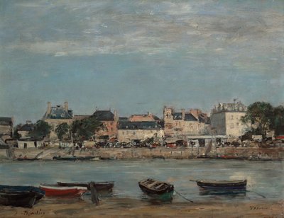 Il porto di Trouville da Eugene Louis Boudin