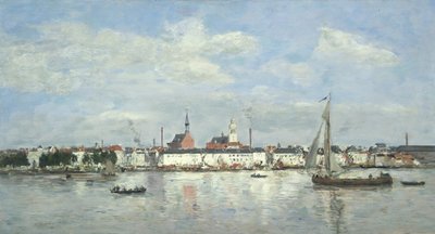 Il molo di Anversa da Eugene Louis Boudin
