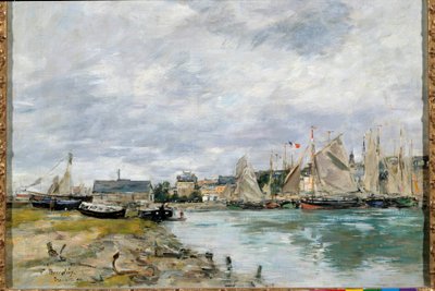Il porto di Trouville da Eugene Louis Boudin