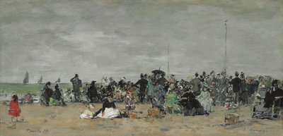 Spiaggia di Trouville da Eugene Louis Boudin
