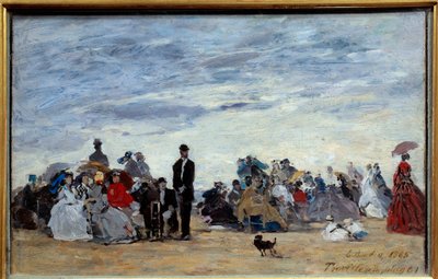 Spiaggia di Trouville da Eugene Louis Boudin