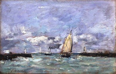 Trouville, c.1885-90 da Eugene Louis Boudin
