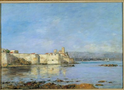 Veduta del porto di Antibes da Eugene Louis Boudin