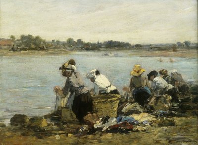 Lavandaie a la Torque da Eugene Louis Boudin