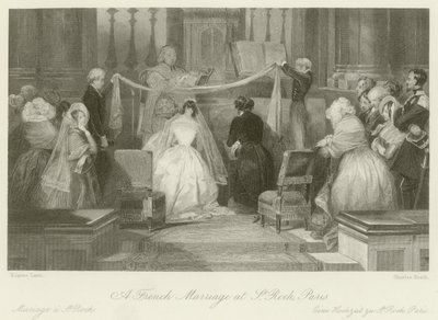 Un matrimonio francese a St Roch da Eugene Louis Lami