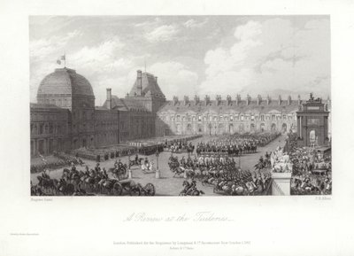Una rassegna alle Tuileries da Eugene Louis Lami
