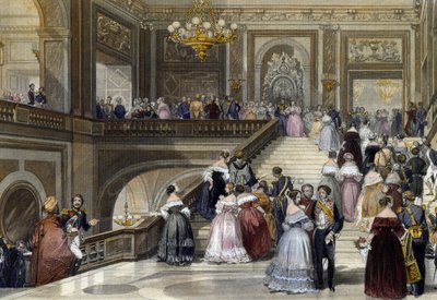 Grande celebrazione al Palazzo di Versailles da Eugene Louis Lami