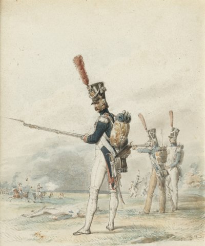 Fanteria della Jeune Garde nel 1812 da Eugene Louis Lami