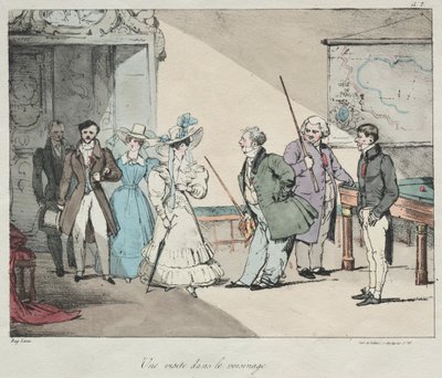 Vita del Castello: Una Visita nel Vicinato da Eugene Louis Lami
