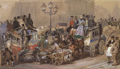 Ludgate Circus da Eugene Louis Lami