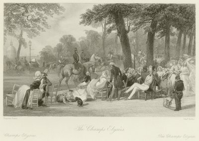 Gli Champs Elysees da Eugene Louis Lami