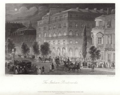 I boulevard italiani da Eugene Louis Lami
