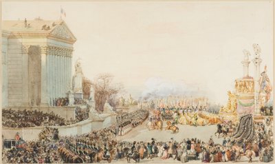 La traslazione delle ceneri di Napoleone: 15 dicembre 1840 da Eugene Louis Lami