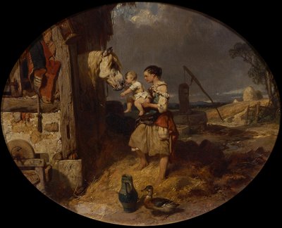 Gli Amici della Fattoria da Eugene Modeste Edmond Lepoittevin