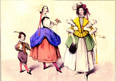 Indossare abiti eleganti da Eugene Modeste Edmond Lepoittevin